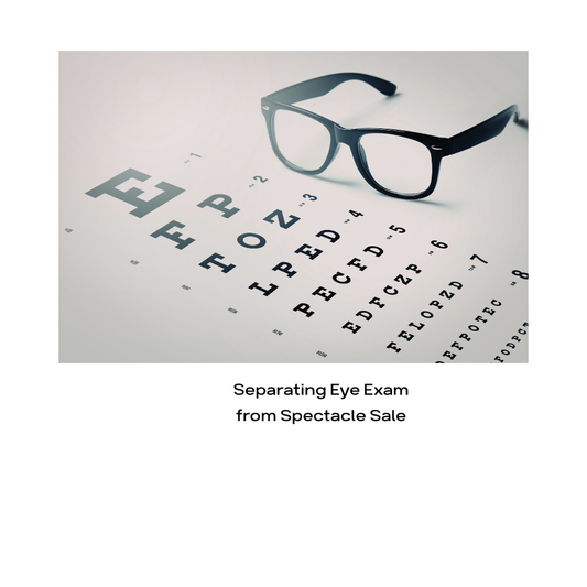 eye exam spectacle sale